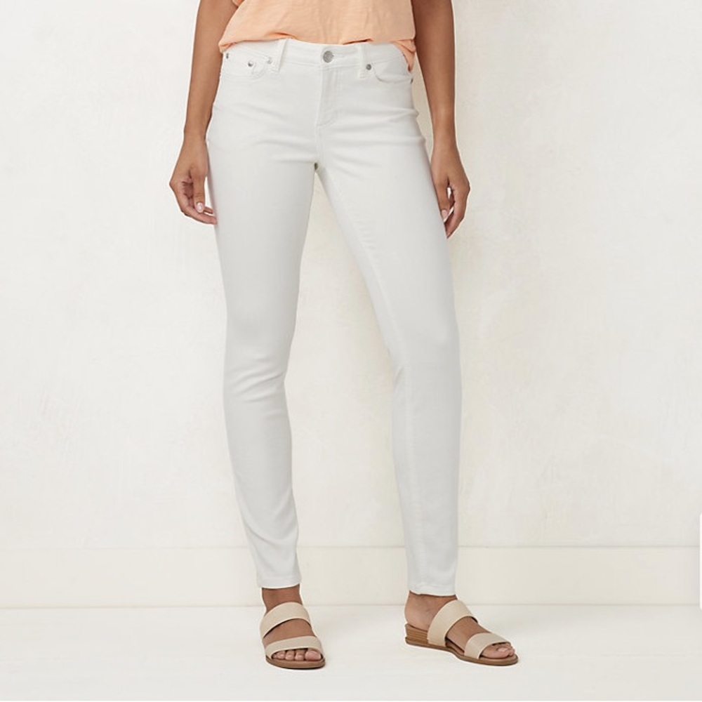 LC Lauren Conrad Feel Good Skinny Crop Jeans
